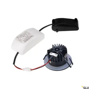 PATTA-I Round Ceiling LED Lamp Black