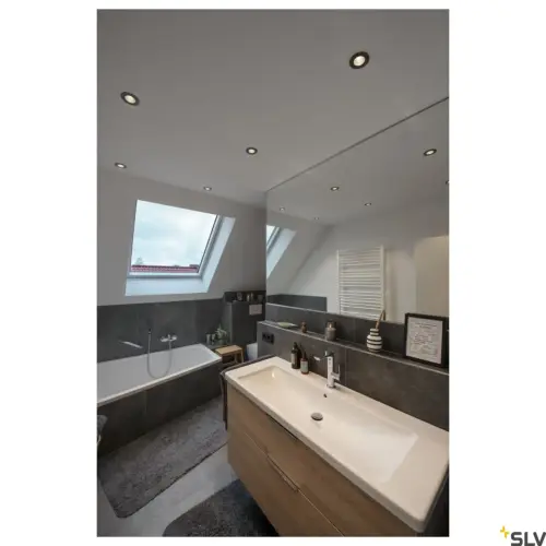 PATTA-I Round Ceiling LED Lamp Black