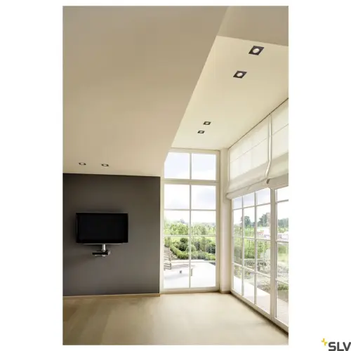 PATTA-I Lámpara LED Techo Angular Negro