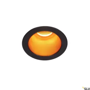 Candeeiro de teto LED HORN MAGNA Preto/Dourado