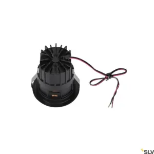 Candeeiro de teto LED HORN MAGNA Preto/Dourado