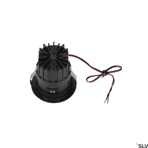 Candeeiro de teto LED HORN MAGNA Preto/Dourado