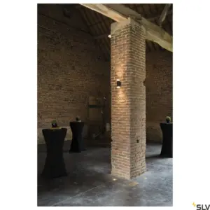 Candeeiro de parede de teto preto ASTINA UP/DOWN