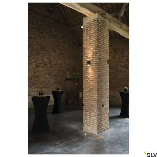 Candeeiro de parede de teto preto ASTINA UP/DOWN