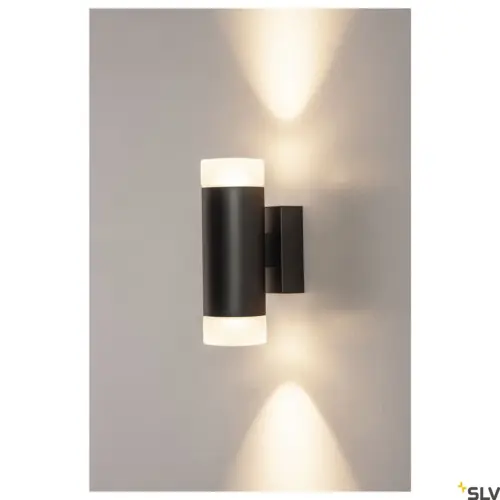 Candeeiro de parede de teto preto ASTINA UP/DOWN