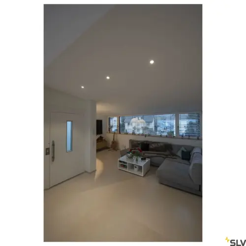 SENSER 12 Projetor LED de encastrar para teto redondo Branco