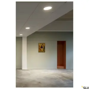 SENSER 24 Projetor LED de encastrar para teto redondo Branco