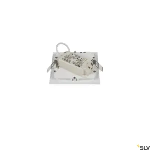 SENSER 12 Foco Empotrable LED Techo Cuadrado Blanco