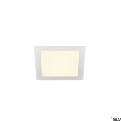SENSER 18 Square White Recessed LED Ceiling Spotlight LED White