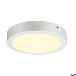SENSER 24 Plafón Led Redondo Blanco