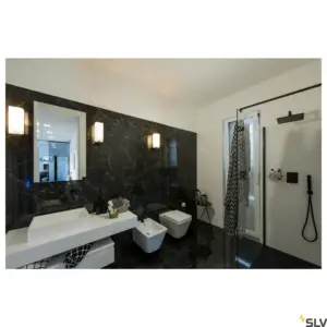 QUADRASS Applique Plafond Noir