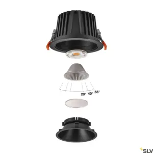 Lâmpada LED NUMINOS® DL XL Preto