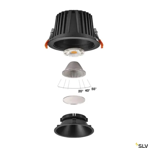 Lâmpada LED NUMINOS® DL XL Preto
