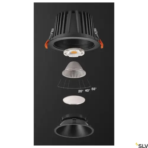 Lâmpada LED NUMINOS® DL XL Preto