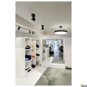 OCULUS CW LED de parede/teto Preto