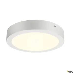 SENSER 24 CW Round White LED Lâmpada de parede/teto LED Branco