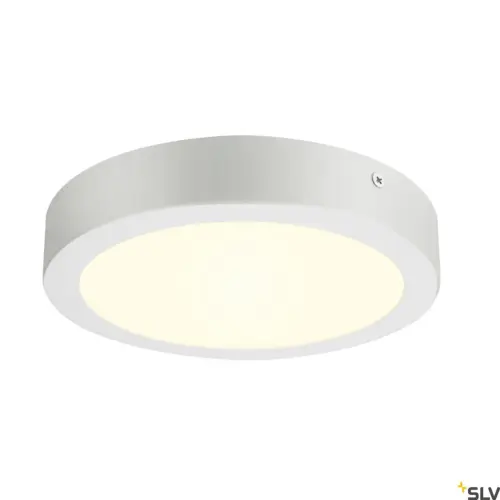 SENSER 24 CW Round White LED Lâmpada de parede/teto LED Branco
