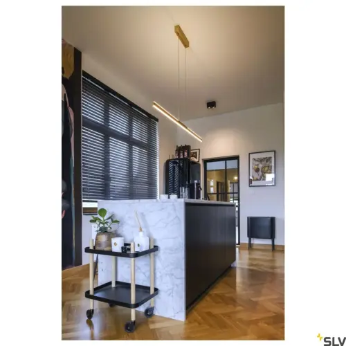 TRILEDO Plafonnier double LED noir