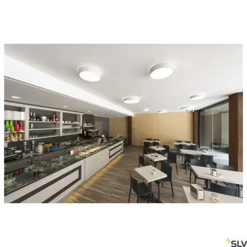 MEDO® PRO 30 Wall/Ceiling Lamp Round 70° White