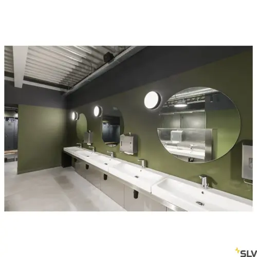 MEDO® PRO 30 Lampe murale/plafonnier ronde 70° noir