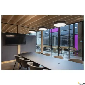 MEDO® PRO 40 Lámpara Pared/Techo Redonda 80° Negro