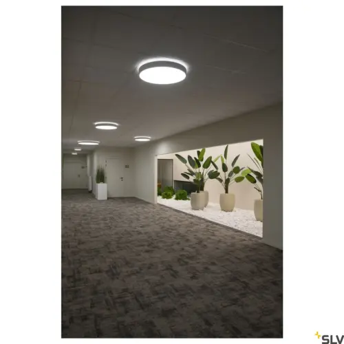 Candeeiro de parede/teto MEDO® PRO 60 Redondo 80° Branco