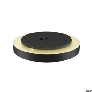 Candeeiro de parede/teto MEDO® PRO 60 Redondo 110° Preto