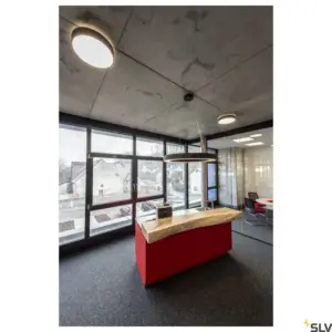 MEDO® PRO 60 Lámpara Pared/Techo Redonda 110° Negro