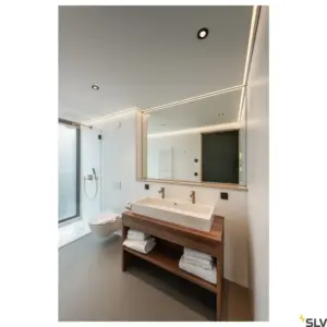 NOUVEAU TRIA® Lampe LED ronde noire