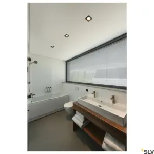 NOUVEAU TRIA® Lampe LED ronde noire