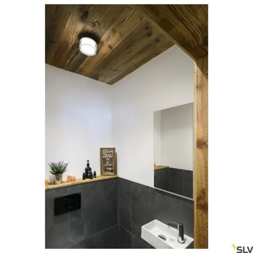 Candeeiro de parede/teto CYFT Preto