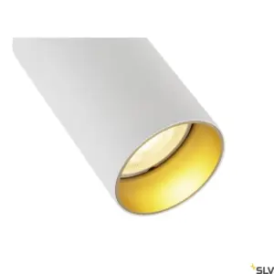 KAMI Lampe murale/plafonnier blanc/or