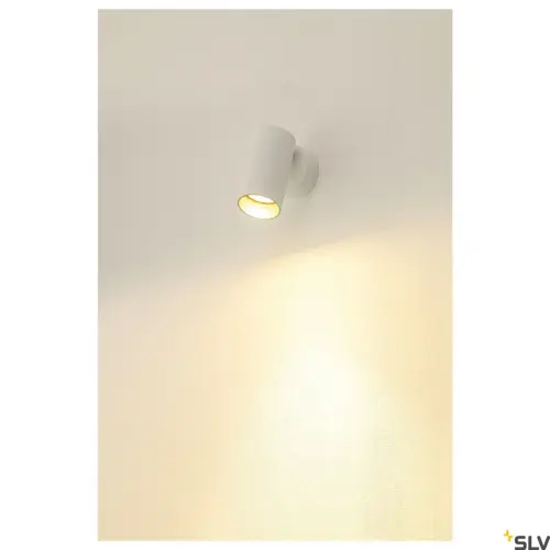 KAMI Lampe murale/plafonnier blanc/or