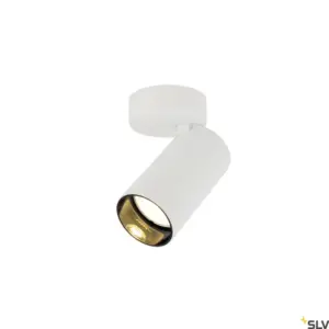 KAMI Lampe murale/plafonnier blanc/noir