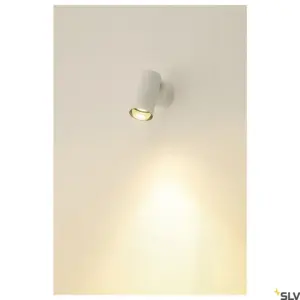 KAMI Lampe murale/plafonnier blanc/noir