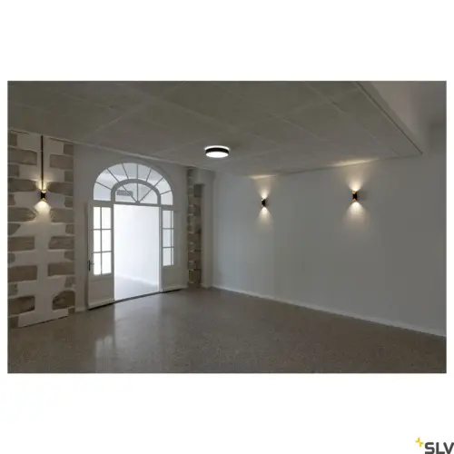 MEDO® PRO 30 Lampe murale/plafonnier ronde 70° noir