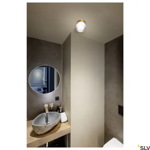 CYFT WAVE Candeeiro de parede/teto Preto