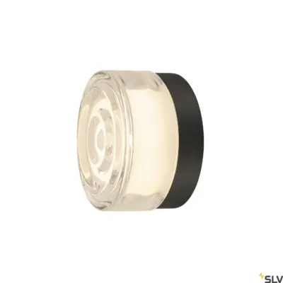 CYFT WAVE Candeeiro de parede/teto Preto