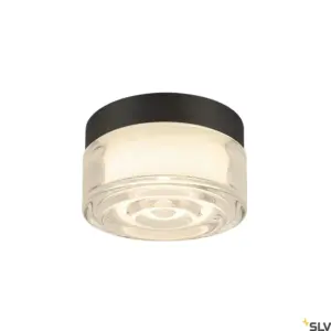 CYFT WAVE Candeeiro de parede/teto Preto