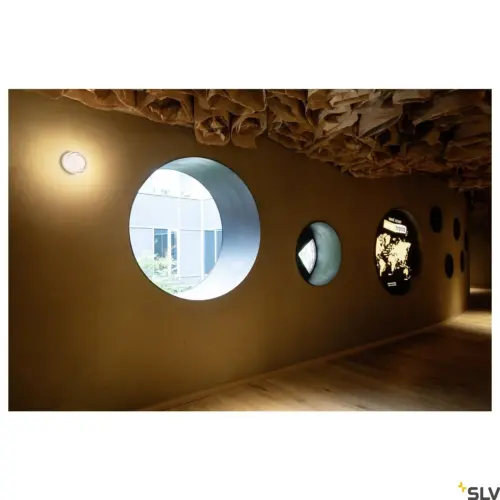 CYFT WAVE Candeeiro de parede/teto Preto