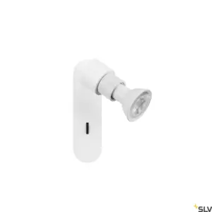 PURI 2.0 Basic Lámpara Pared/Techo Interruptor Redonda Blanco