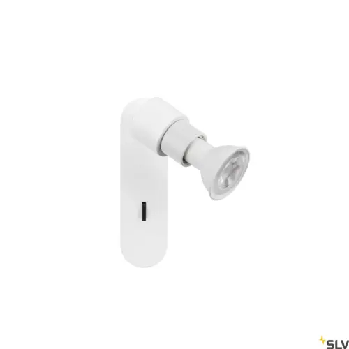 PURI 2.0 Basic Lámpara Pared/Techo Interruptor Redonda Blanco