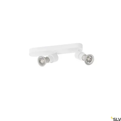 PURI 2.0 Basic Lámpara Pared/Techo Asimétrica Redonda Blanco