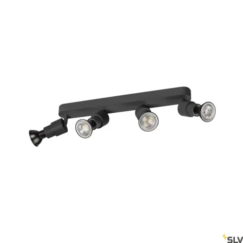 PURI 2.0 Basic Wall/Ceiling Lamp Long Black