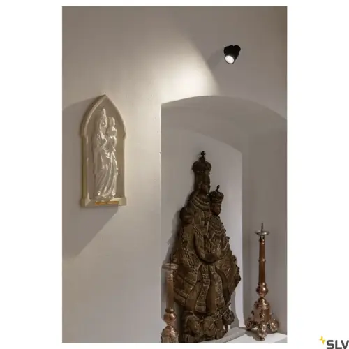 PURI 2.0 Tube Lámpara Pared/Techo Negro