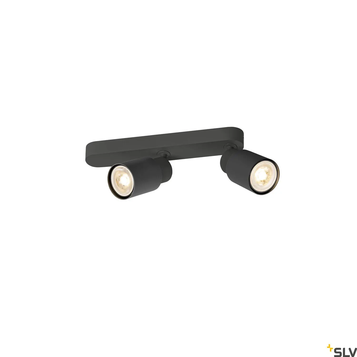 PURI 2.0 Tube Wall/Ceiling Lamp Asymmetrical Black
