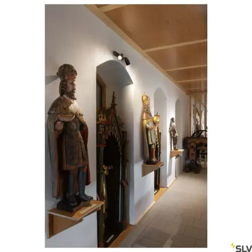 PURI 2.0 Tube Lámpara Pared/Techo Asimétrica Negro