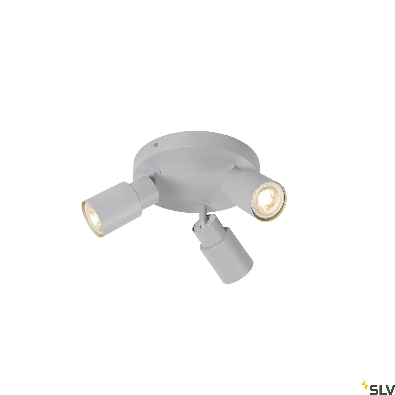 PURI 2.0 Tube Lámpara Pared/Techo Redonda Gris