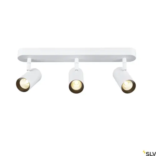 NOBLO® Triple Round White Wall/Ceiling Light