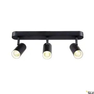 NOBLO® Triple Round Wall/Ceiling Lamp Black